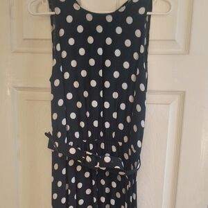 Polka Dot Sleeveless Dress